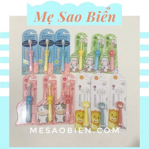 Bàn chải đánh răng lông mịn cho bé