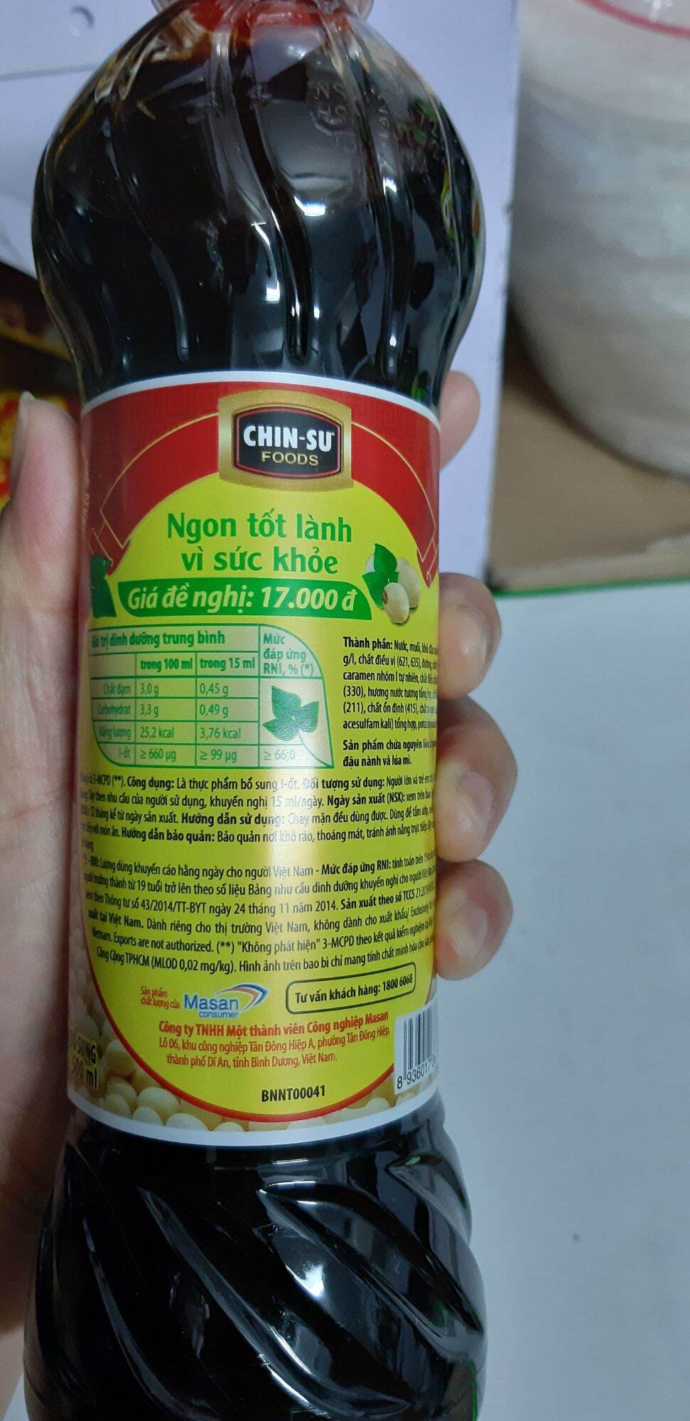 Nước tương tam thái tử nhất ca 500ml