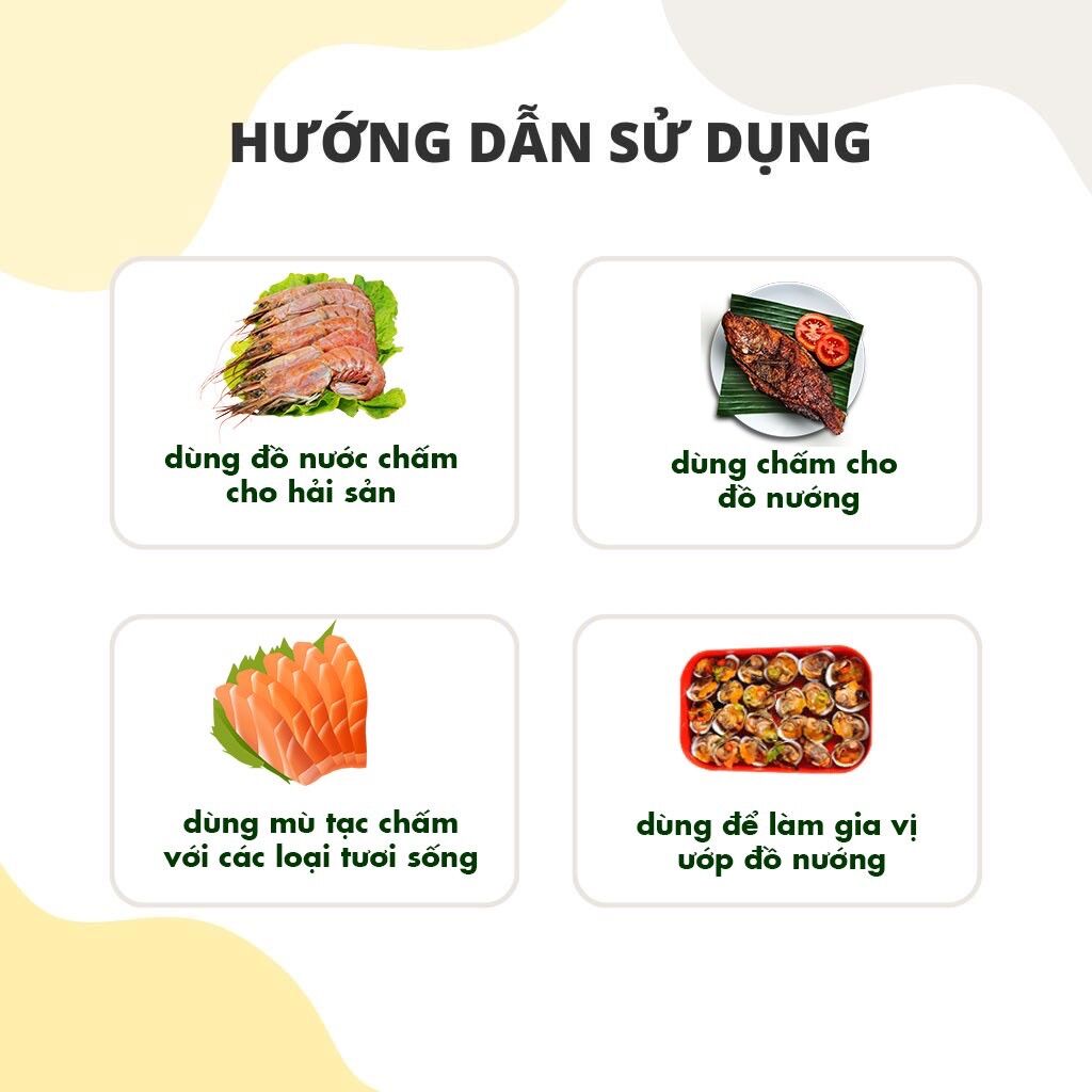 Nước chấm xanh mù tạt Thích Cay- chai 250ml