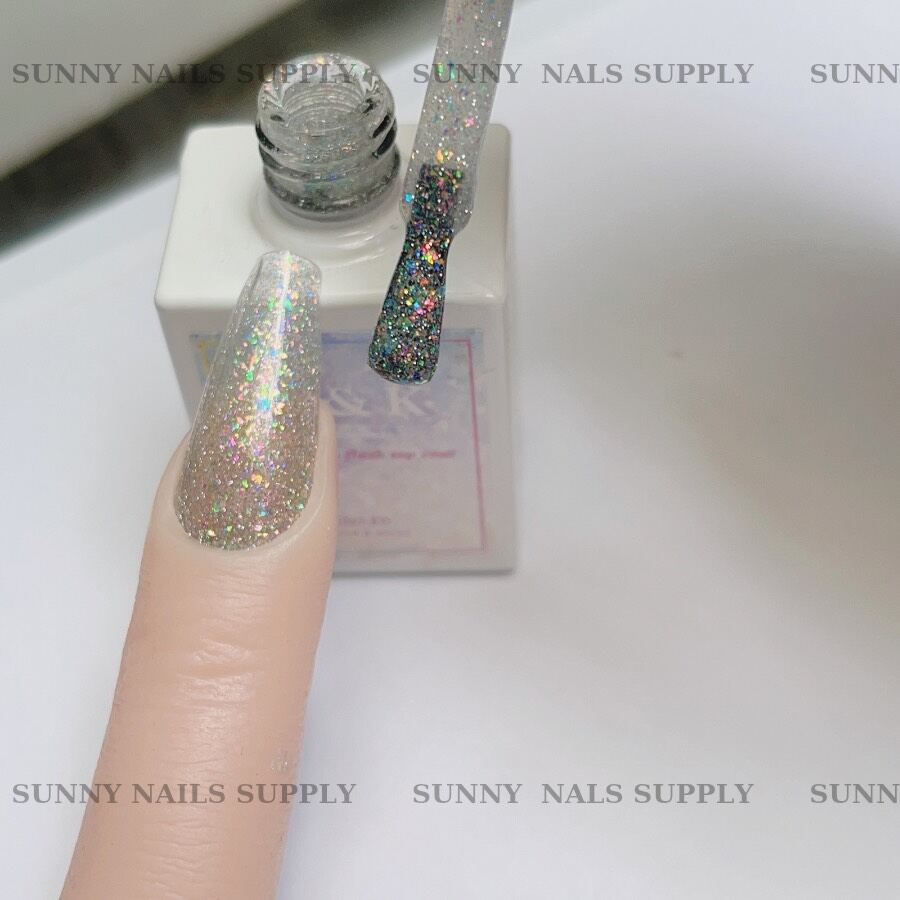 Sơn top gel nhũ Flash khổng tước siêu sáng A&K