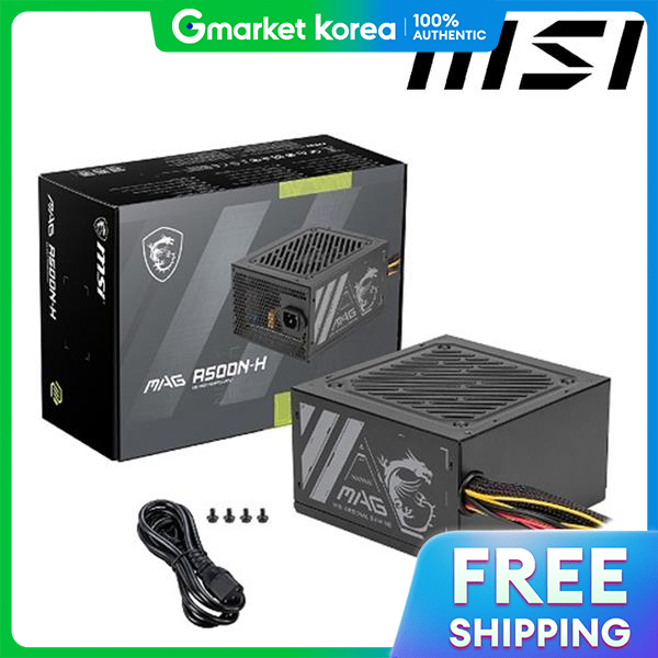 MSI | Msi Mag A500N-H Box Low Noise 500W Atx Computer Power Supply Giá 780,600 Đồng*Miễn phí vận chuyển