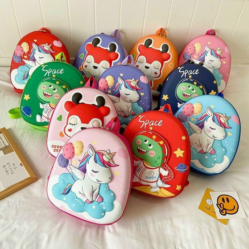 Balo quả trứng cho bé nổi hình 3D