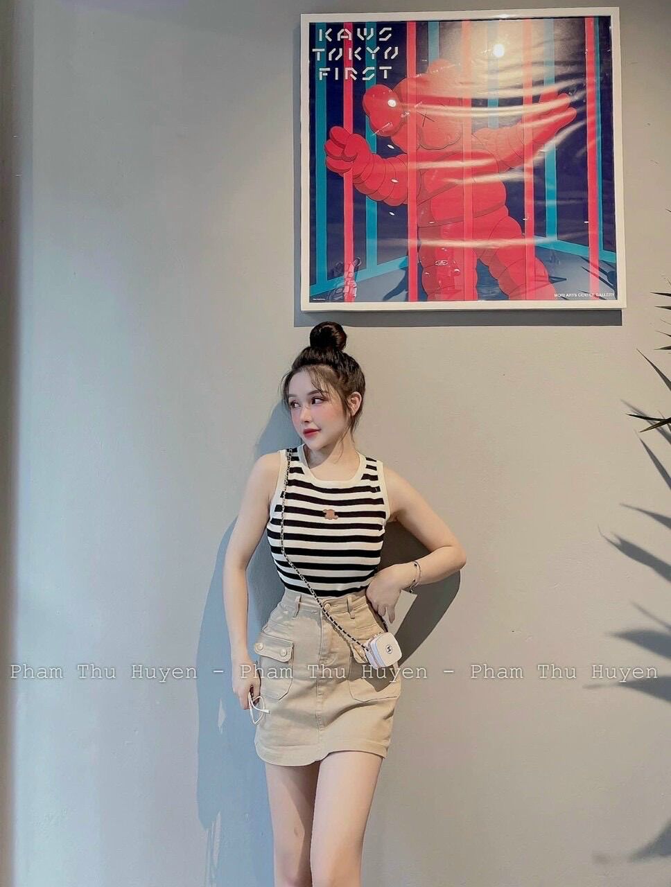 Áo croptop ba lỗ sọc hot hit BLS