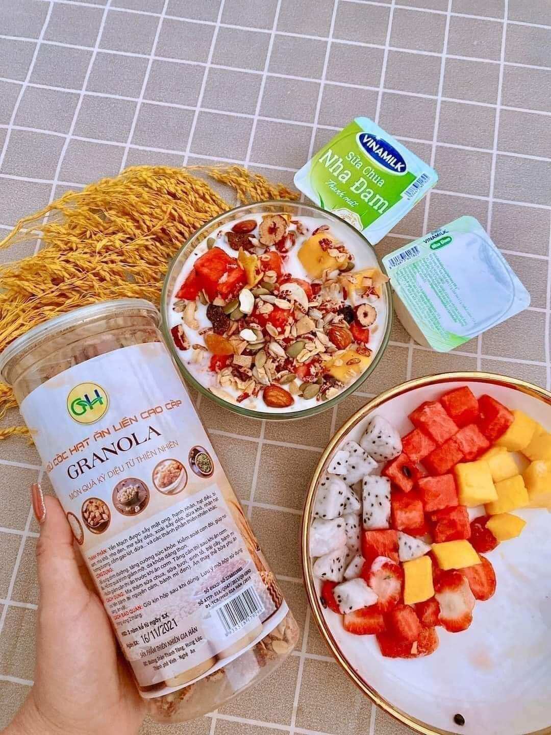 Hạt ngũ cốc ăn liền granola 500gr