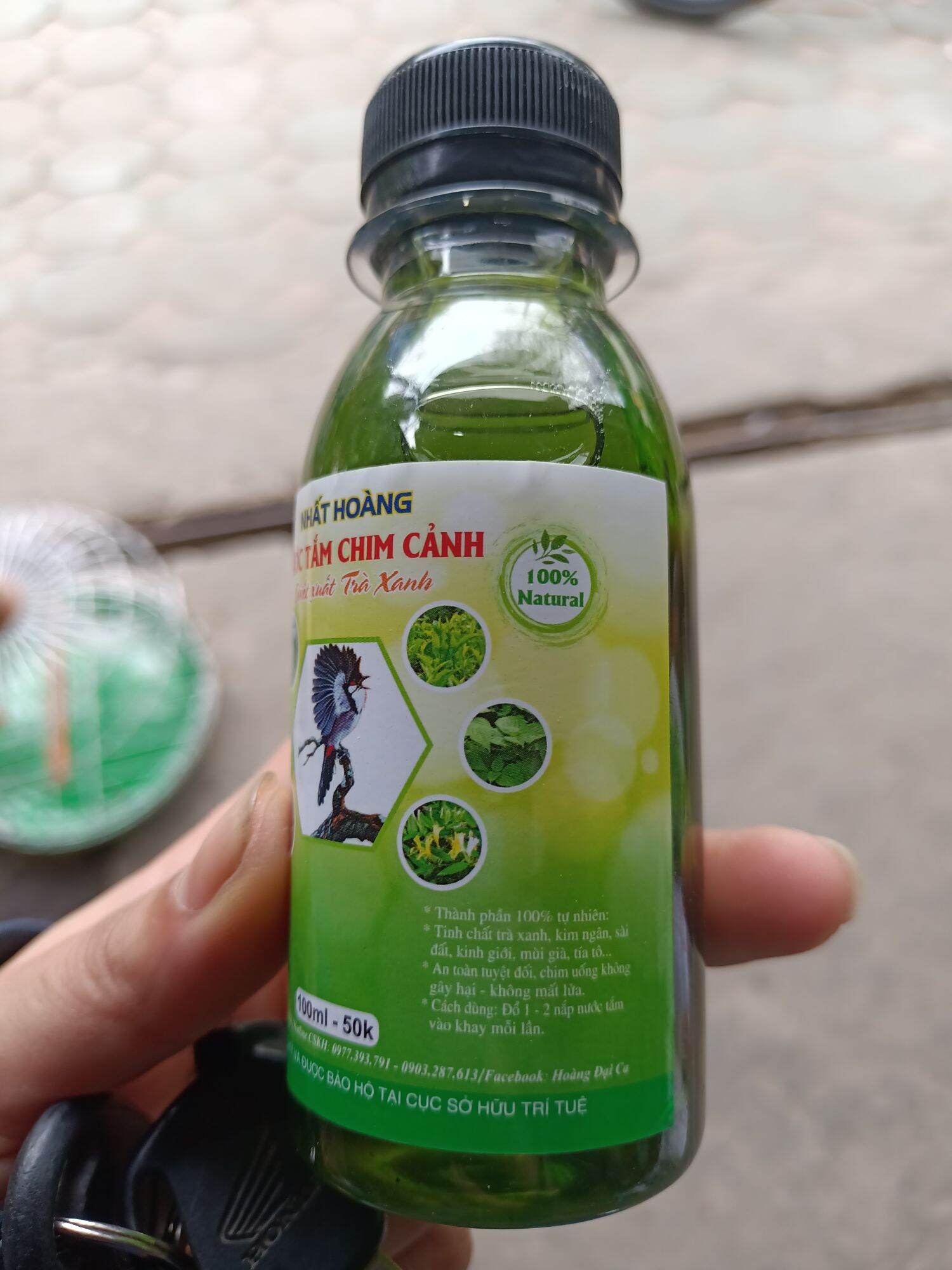 Nước tắm chim cảnh nhất hoàng