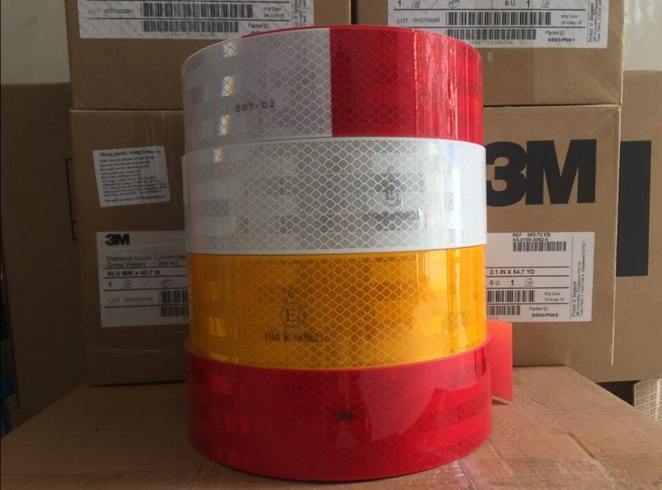 Decal phản quang 3M - 983 khổ 5cm x 1 mét (ảnh thật)