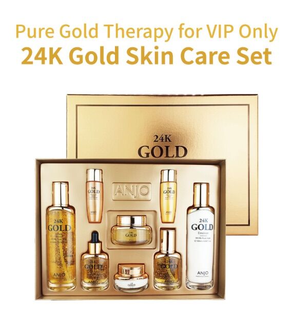 Trọn Bộ Tinh Chất Vàng 24K ANJO