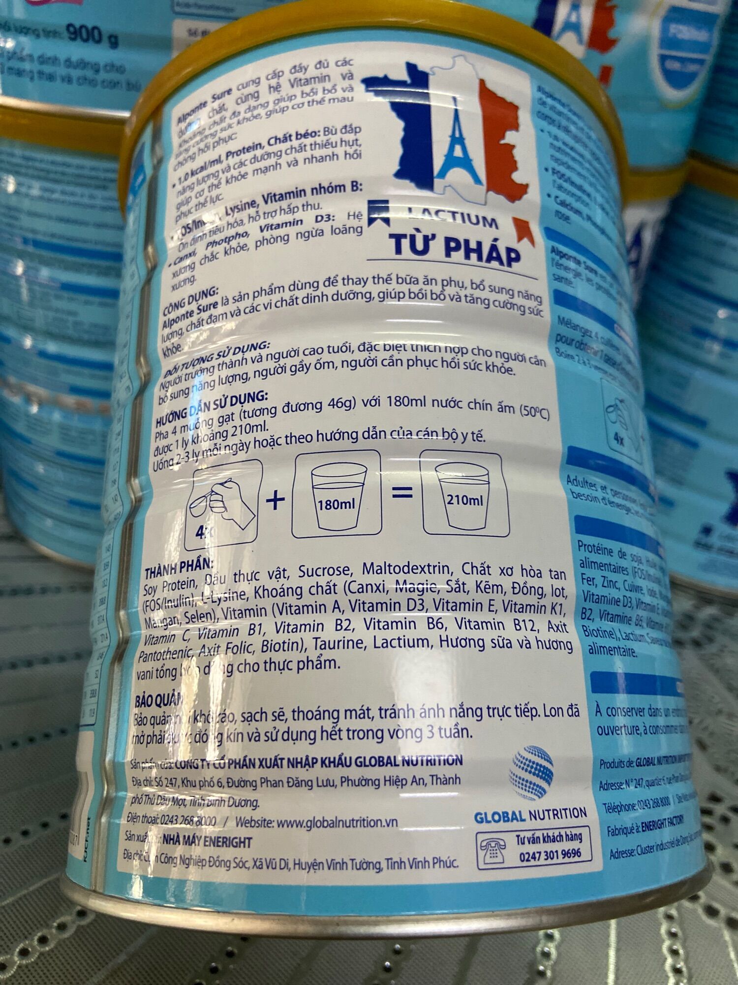 Sữa Alponte Sure 800g (date mới)