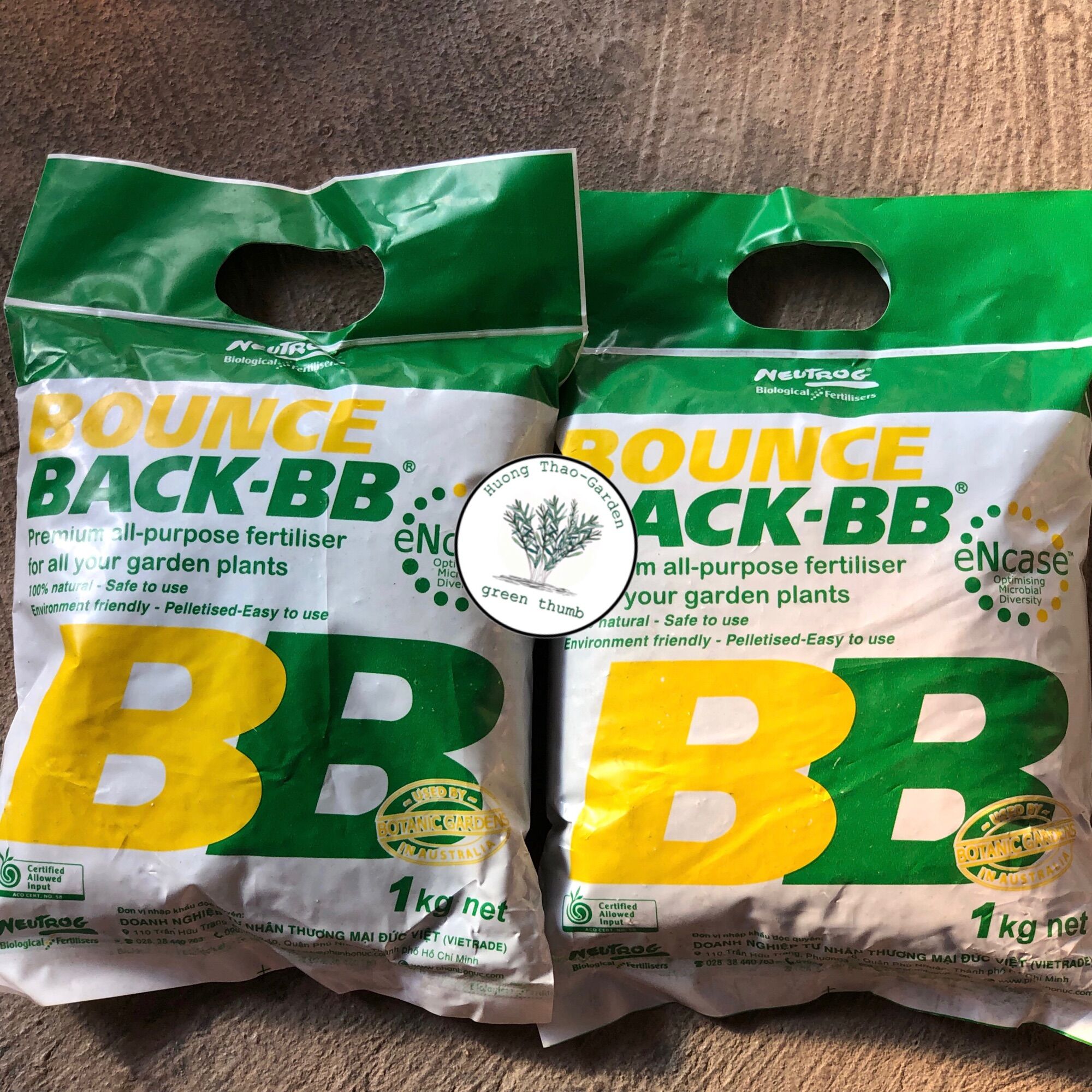 Túi 1kg Phân Hữu Cơ Đậm Đặc Úc - Bounce Back