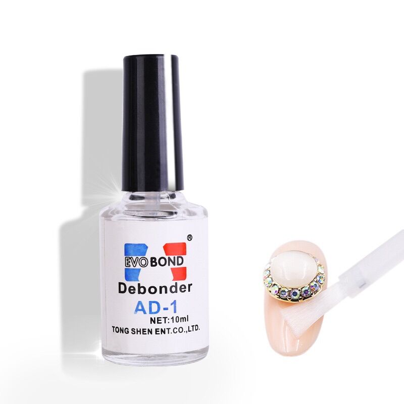 Nước sáng đá tháo móng AD, nước tháo móng giả nail