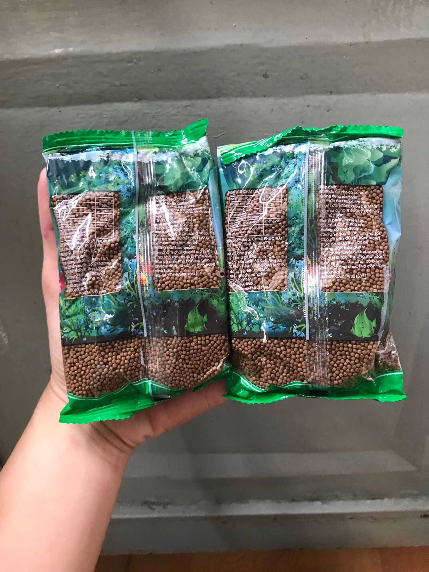 Thức ăn viên dành cho cá, ốc mượn hồn (hạt nhuyễn)