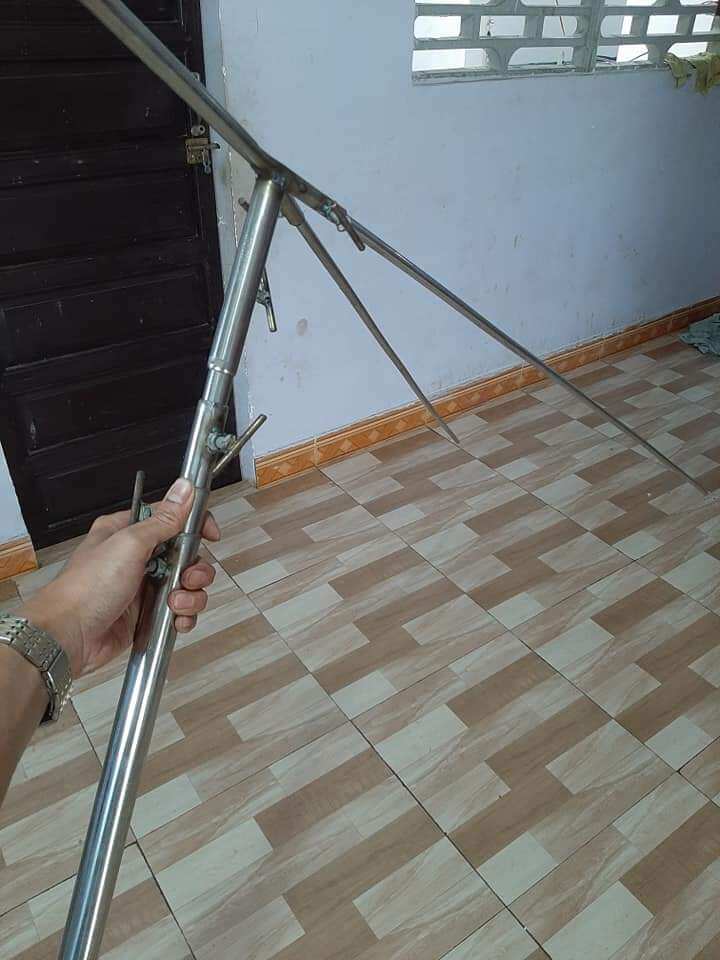 Sào chữ v chuyên bẫy keo sẻ dài 4m đầu v dài 1,2m