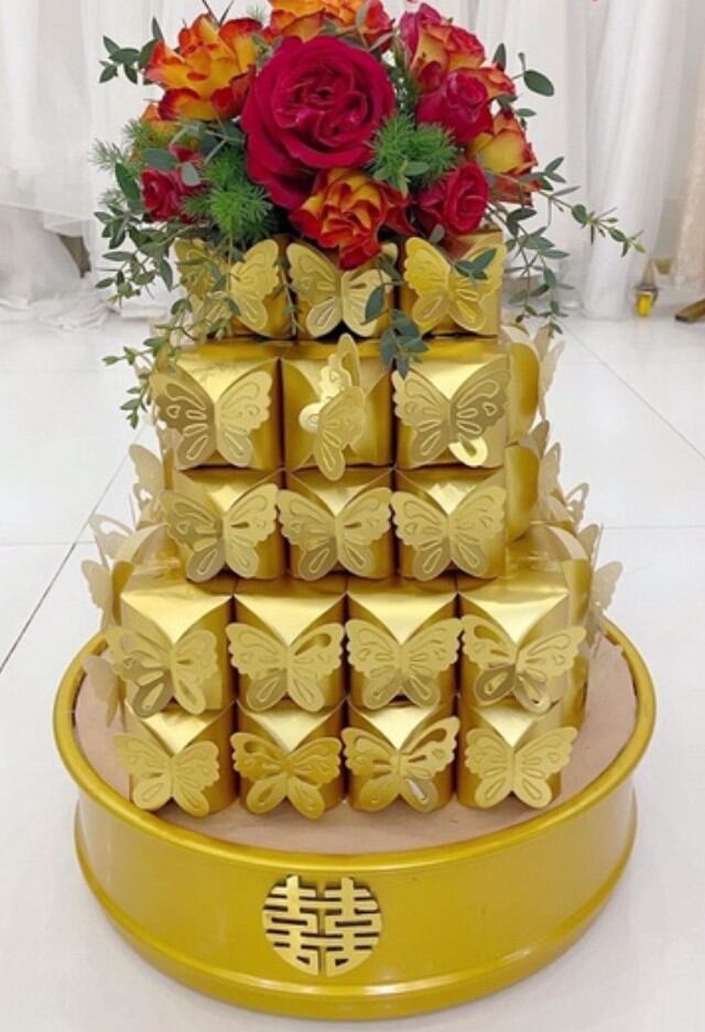 10 vỏ chè bướm (vỏ hộp giấy cánh bướm)