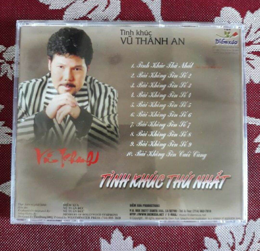Bộ 3 cd Vũ Khanh phono