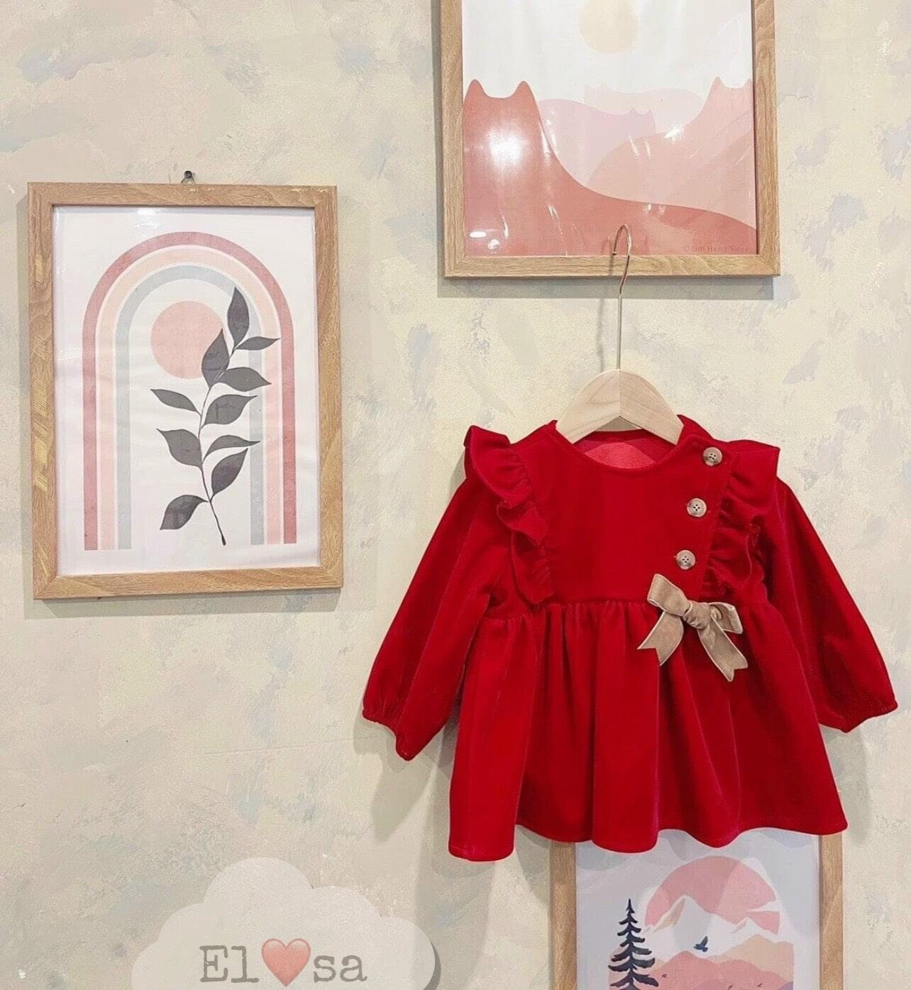 ĐẦM NHUNG BABYDOLL