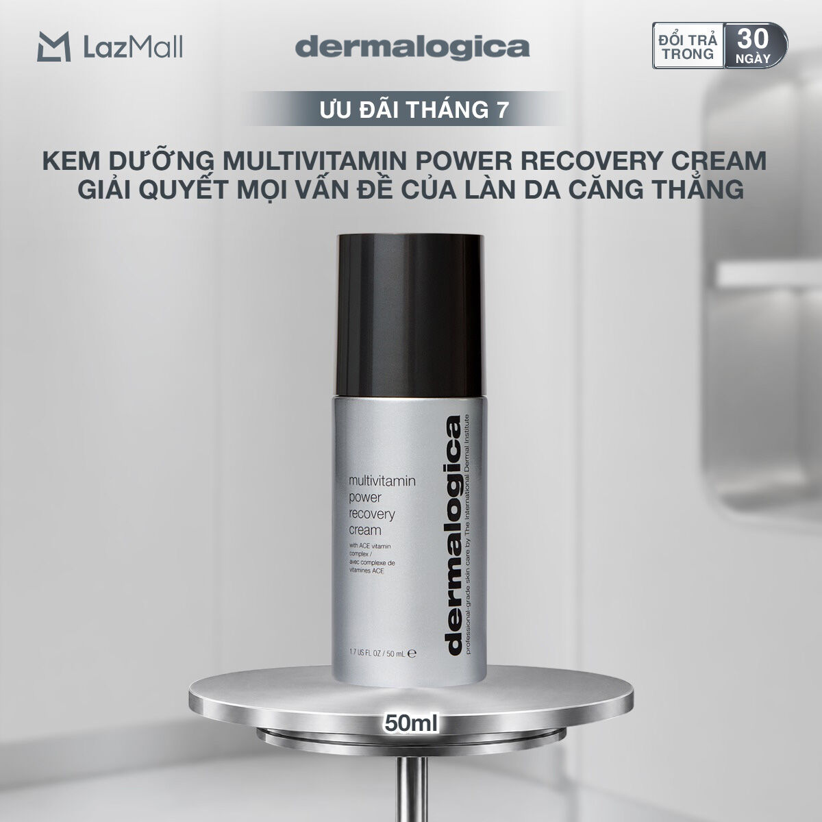 Kem dưỡng Multivitamin Power Recovery Cream giải quyết mọi vấn đề của làn da căng thẳng