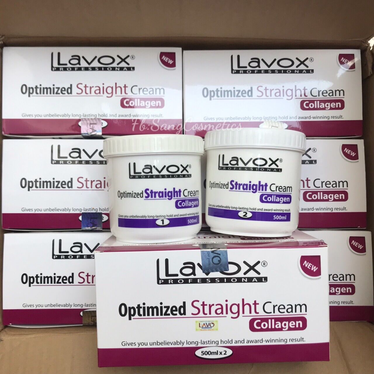 Thuốc Duỗi Lavox tím Collagen Nhanh&Mạnh 500ml x2