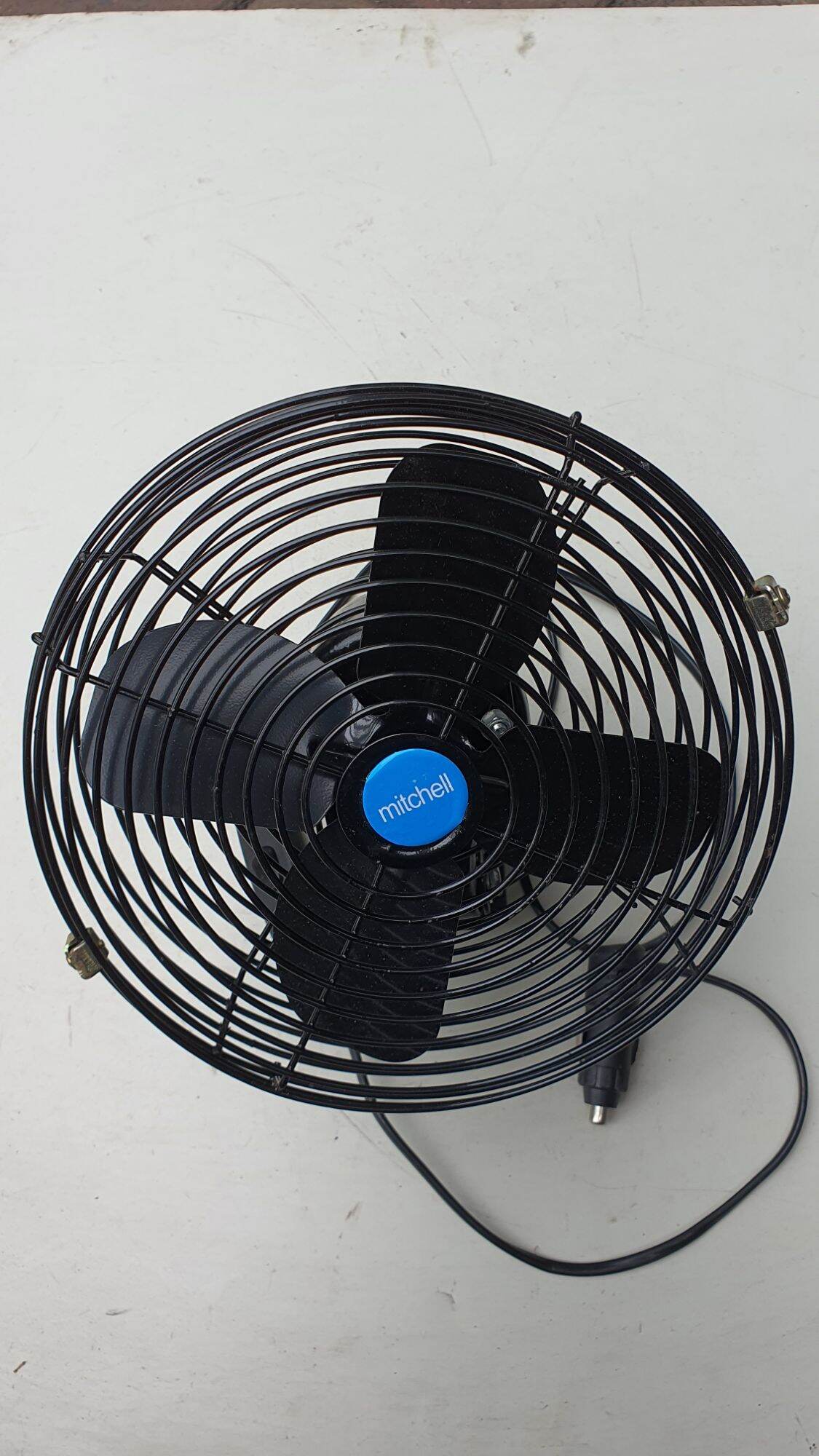 Quạt kẹp cánh sắt lồng sắt 230mm