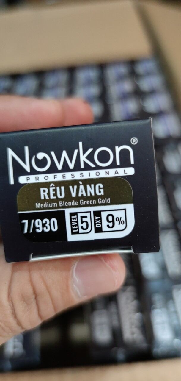 màu nhuộm tóc nowkon.kem nhuộm tóc nowkon