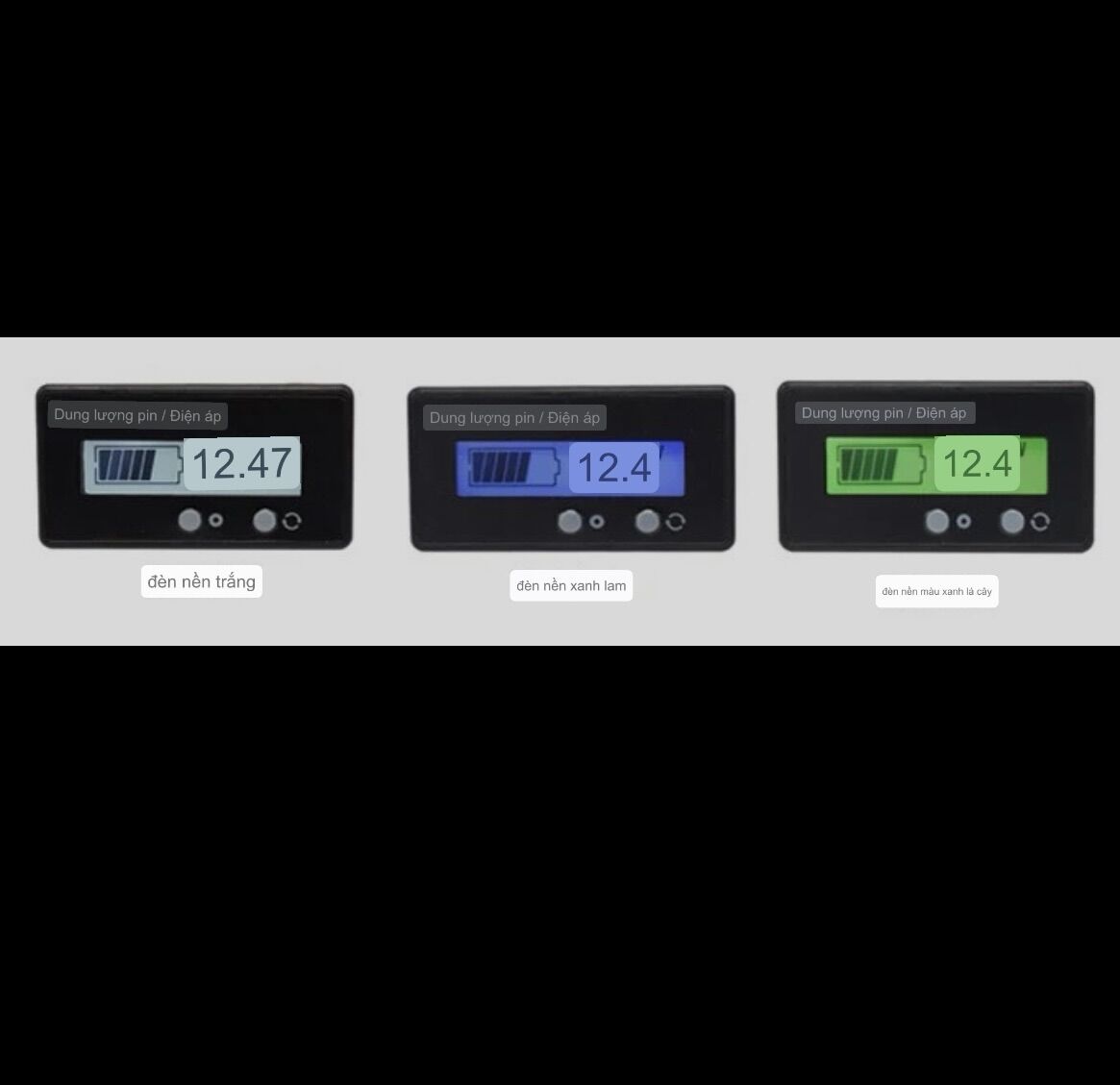 Vôn kế đồng hồ đo điện lcd 10-100vdc