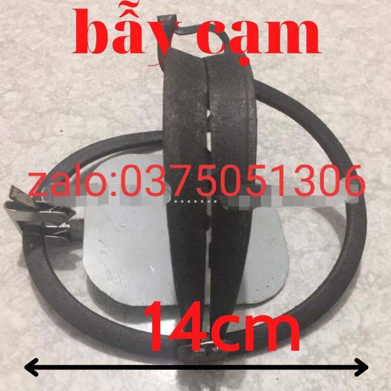 5chiếc bẫy chồn ,sóc ,bạc má14cm;tặng kèm bàn đạp +nẫy gài +dây cáp buộc cạm