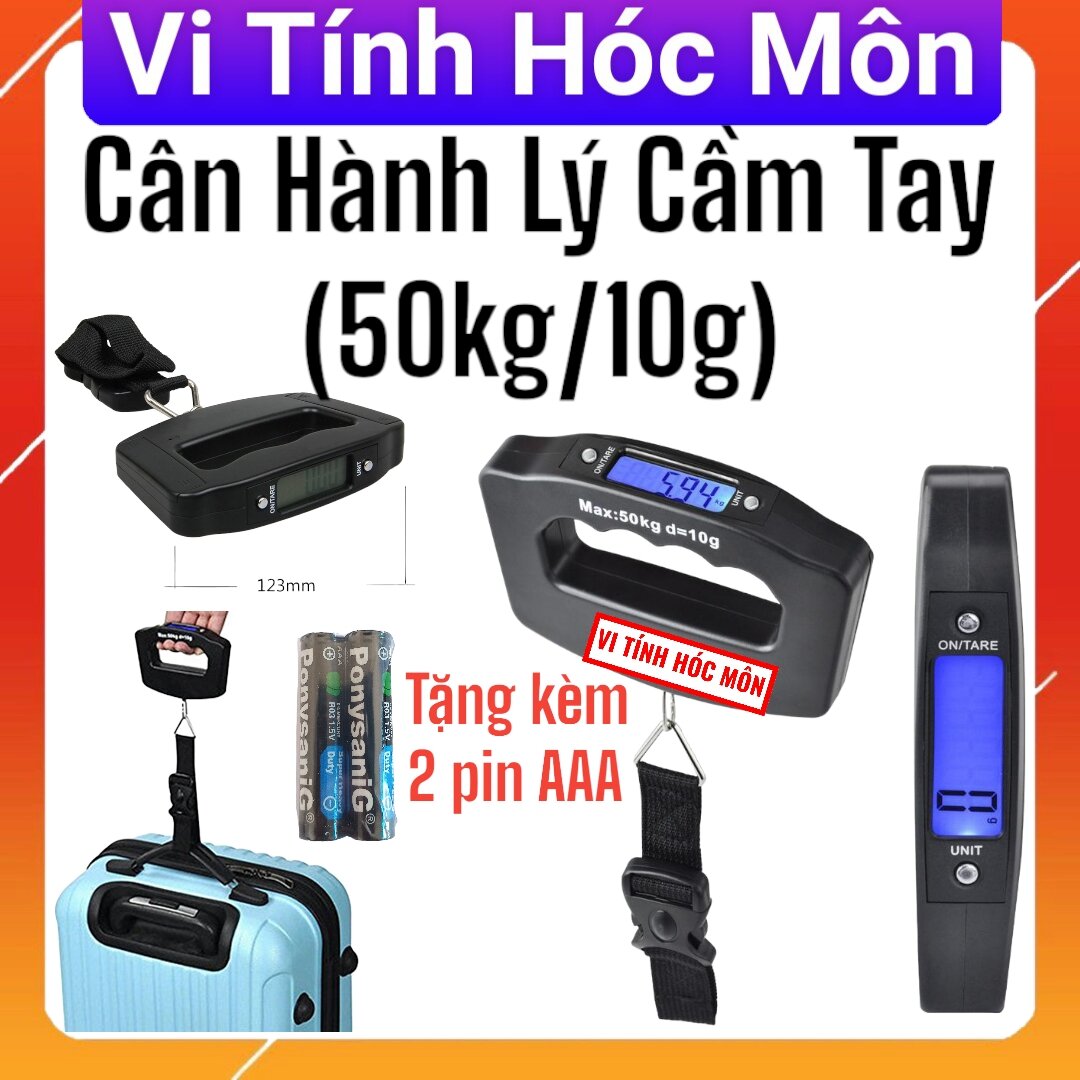 Cân hành lý 50kg cân cầm tay 50kg electronic luggage scale vt2t