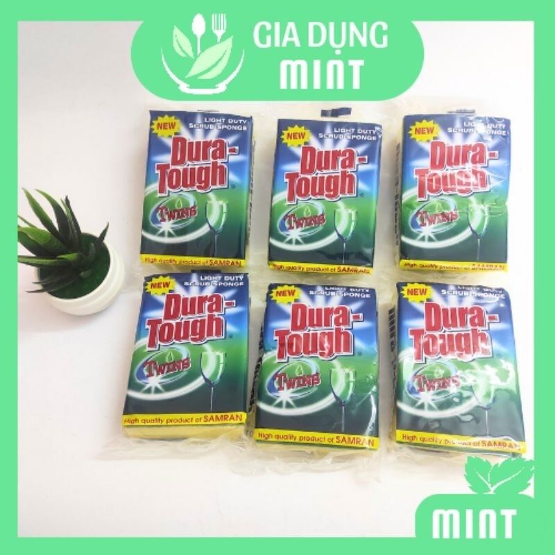 Miếng rửa chén 2 lớp Dura Tough - miếng rửa chén nhà bếp tiện lợi
