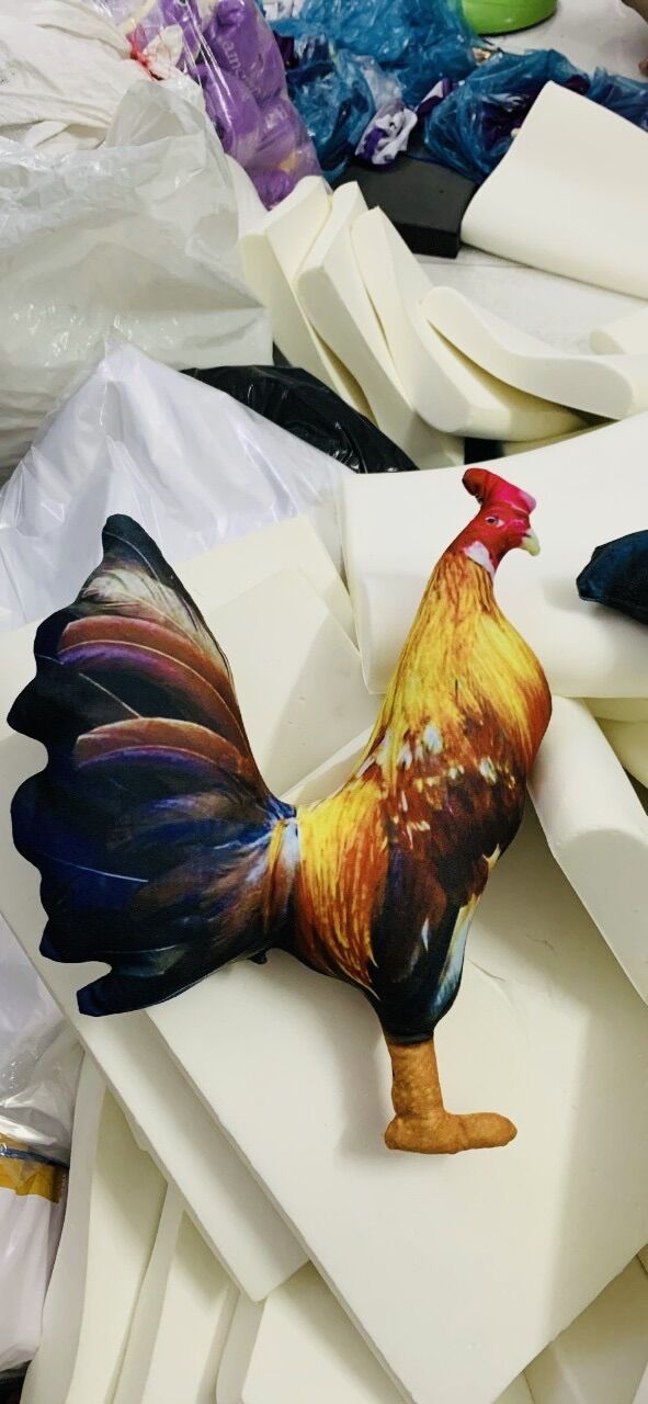 Gà thú bông 3d - gà đá - gà tập lực 🐓