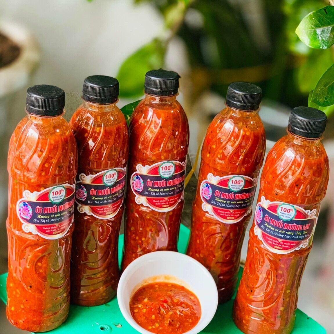 Ớt muối mường lay loại 1 chai 500ml