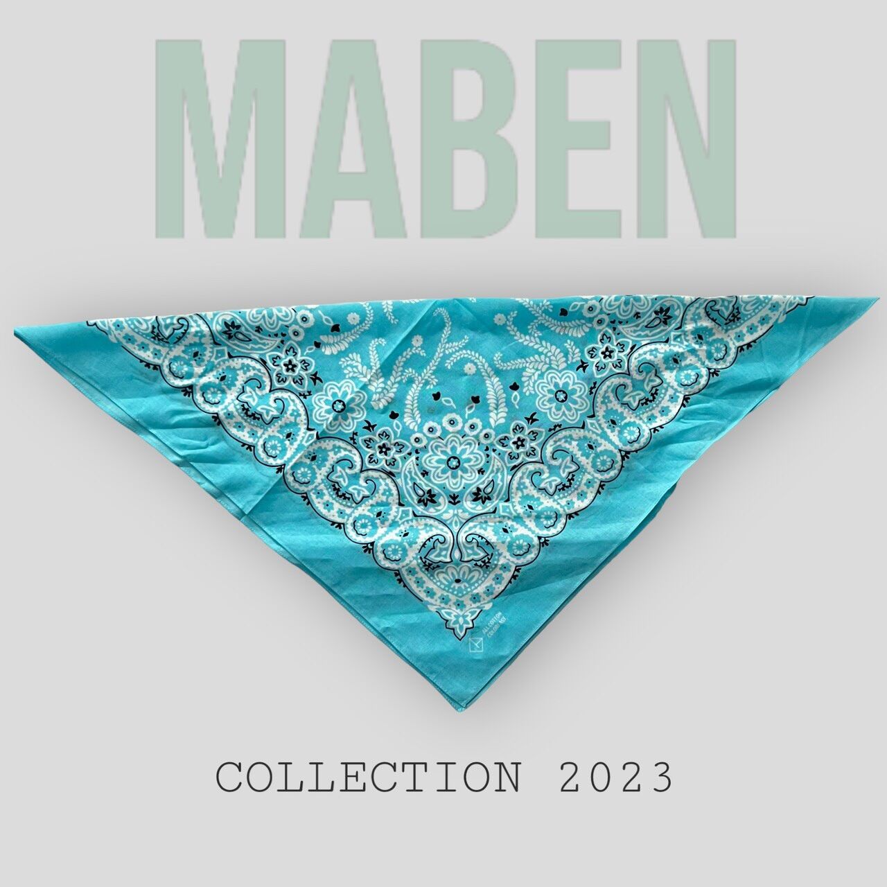 Khăn bandana cotton nhiều mẫu size 55x55cm - Maben - 4
