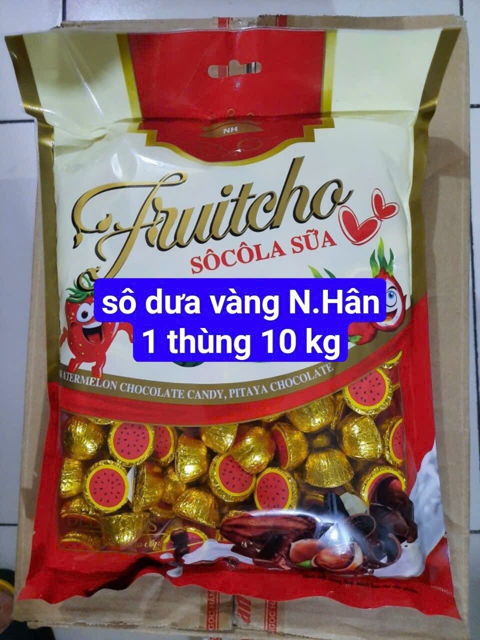 Socola hình dưa hấu vàng 1KG