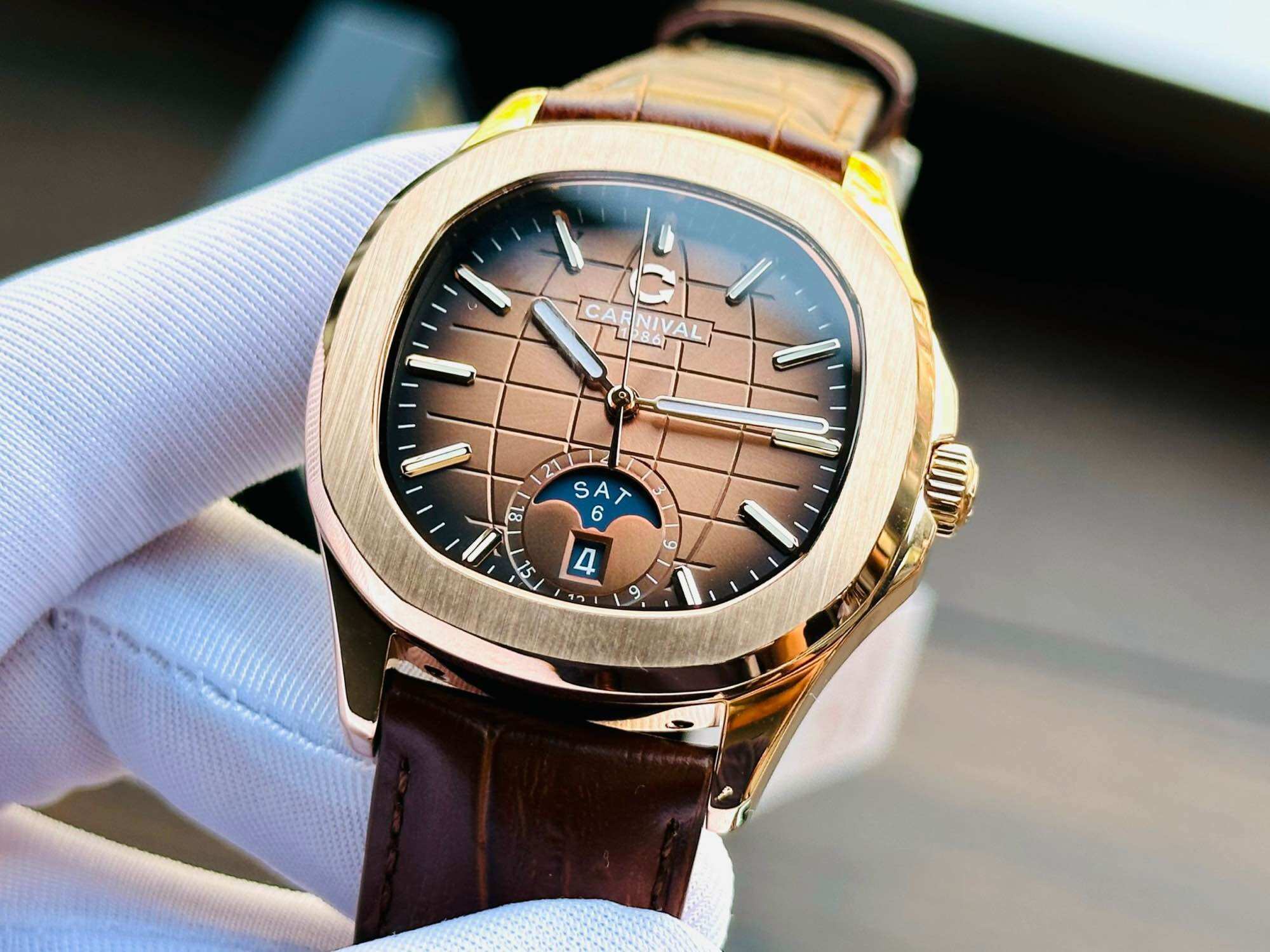 Đồng Hồ Nam Carnival Automatic Size 40mm Chống Nước 50m