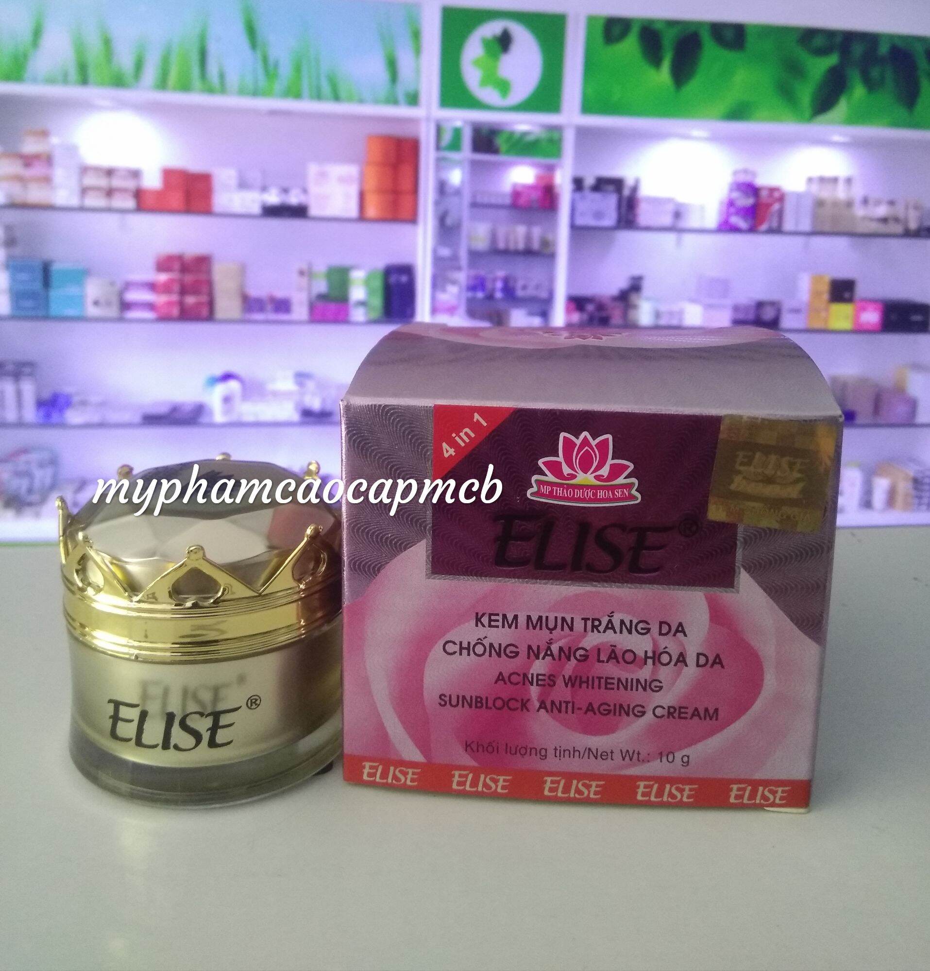 Kem elise mụn trắng da lão hóa 10g