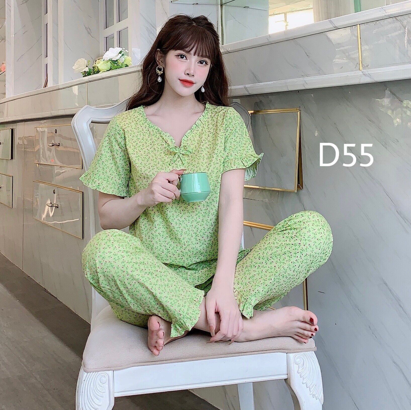 Đồ bộ nữ vải kate