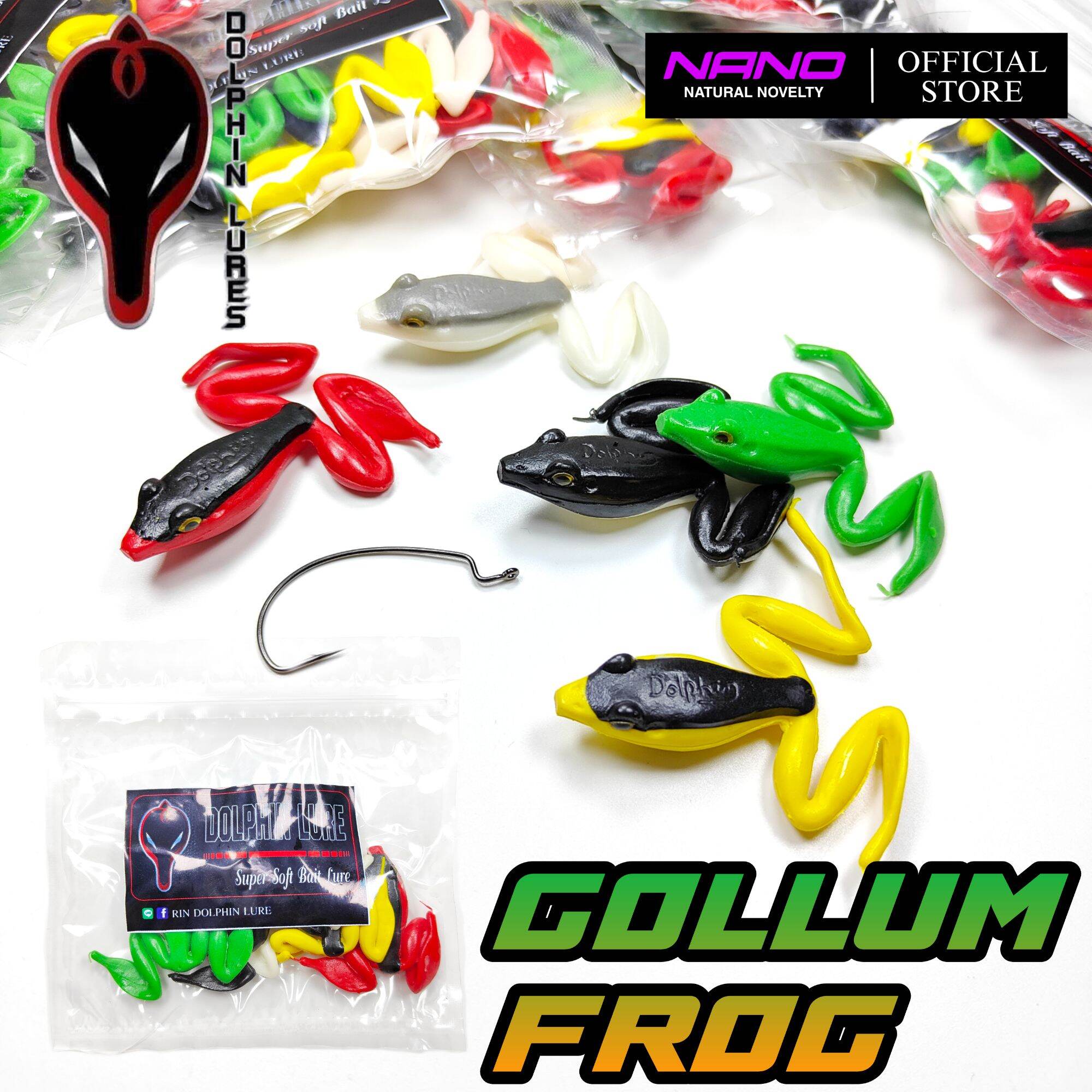 Mồi câu gollum frog 5cm 5.9gr thailand