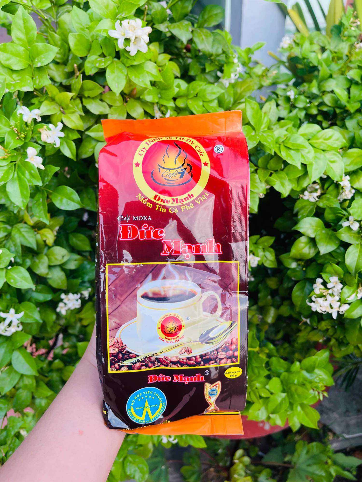 Cà Phê Moka Đức Mạnh 500gr, HSD xa 9.2024