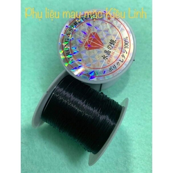 Cước thun dẹp co giãn tốt dùng xỏ hạt cườm hạt trai