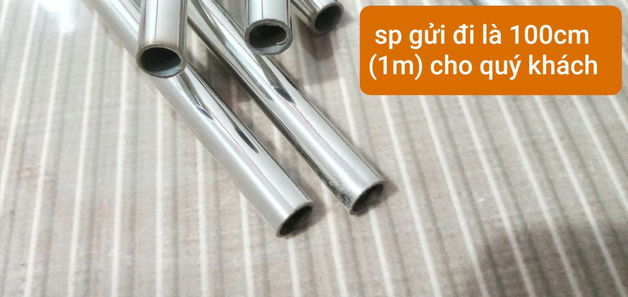 Ống 8mm inox 304 .lỗ trong 6.35