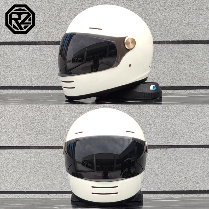 ORZ | Mũ Bảo Hiểm Đầy Đủ Phong Cách Retro Có Bluetooth Cho Bốn Mùa