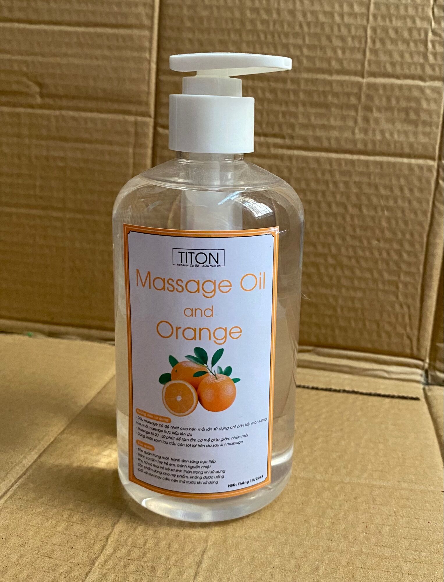 Dầu massage Body Cam Ngọt 500ml