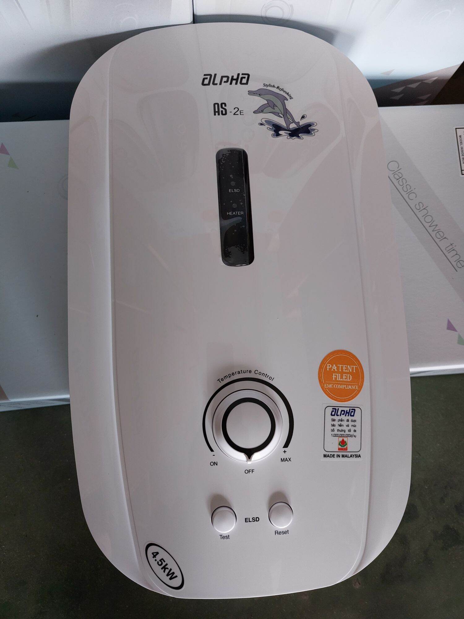 Máy tắm nước nóng cao cấp alpha AS2i