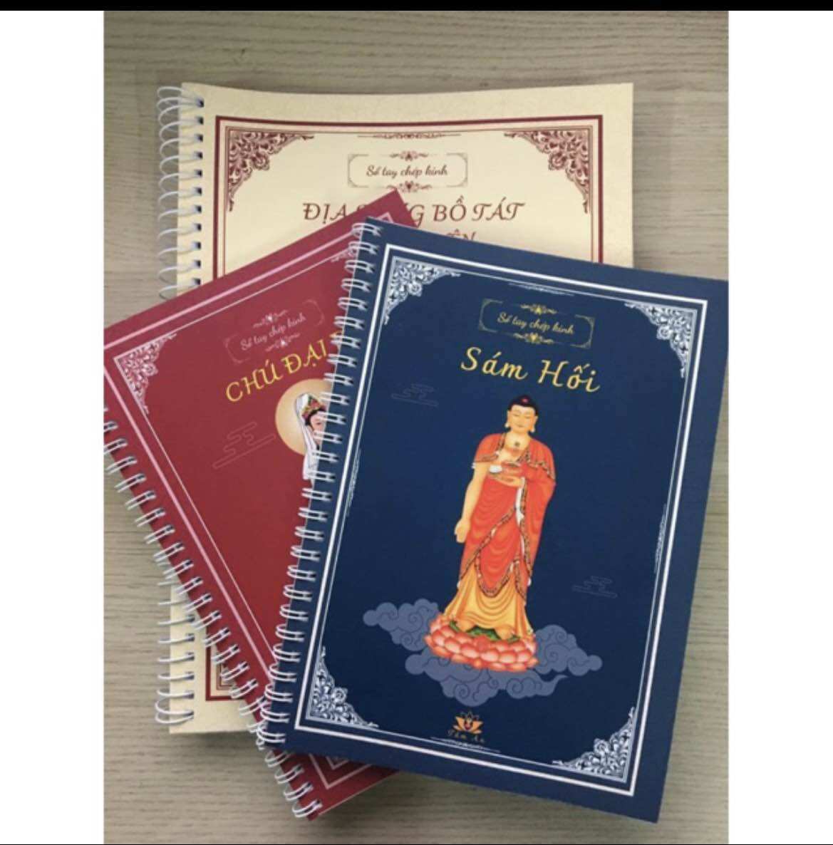 Combo 3 cuốn chép kinh chữ in mờ