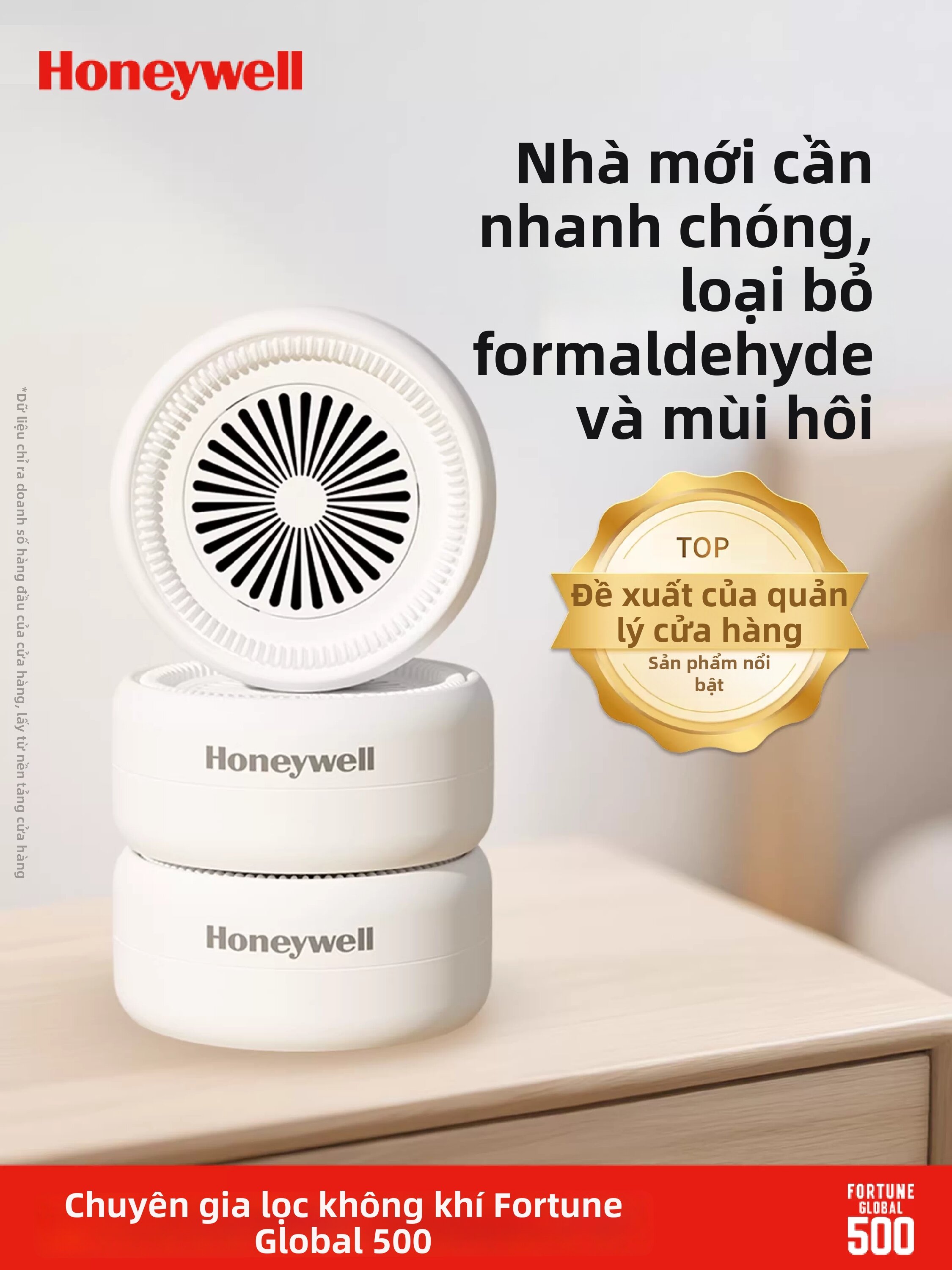 Honeywell | Formaldehyde and Odor Removal Air Purifier Giá 4,511,000 Đồng*Miễn phí vận chuyển