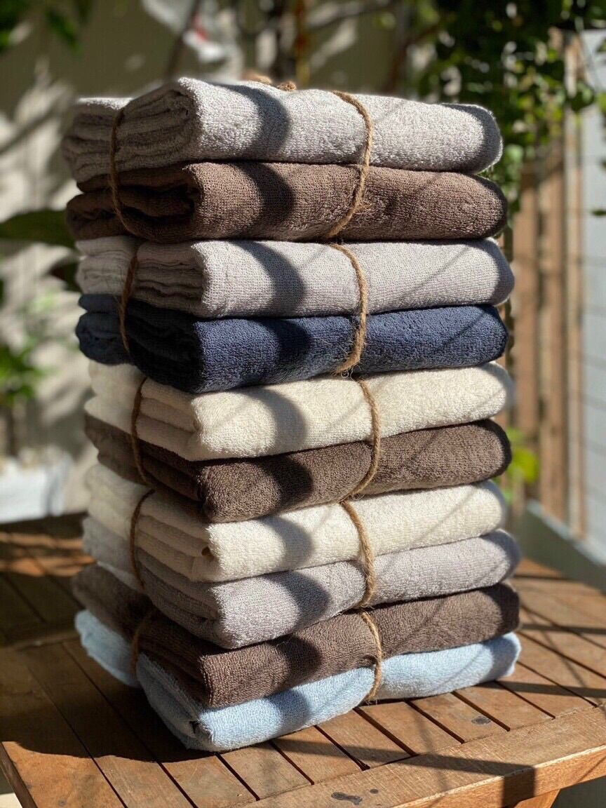 Khăn tắm xuat nhat muji 100% cotton kt 60x120 cm siêu thấm nước không phai màu không xù lông
