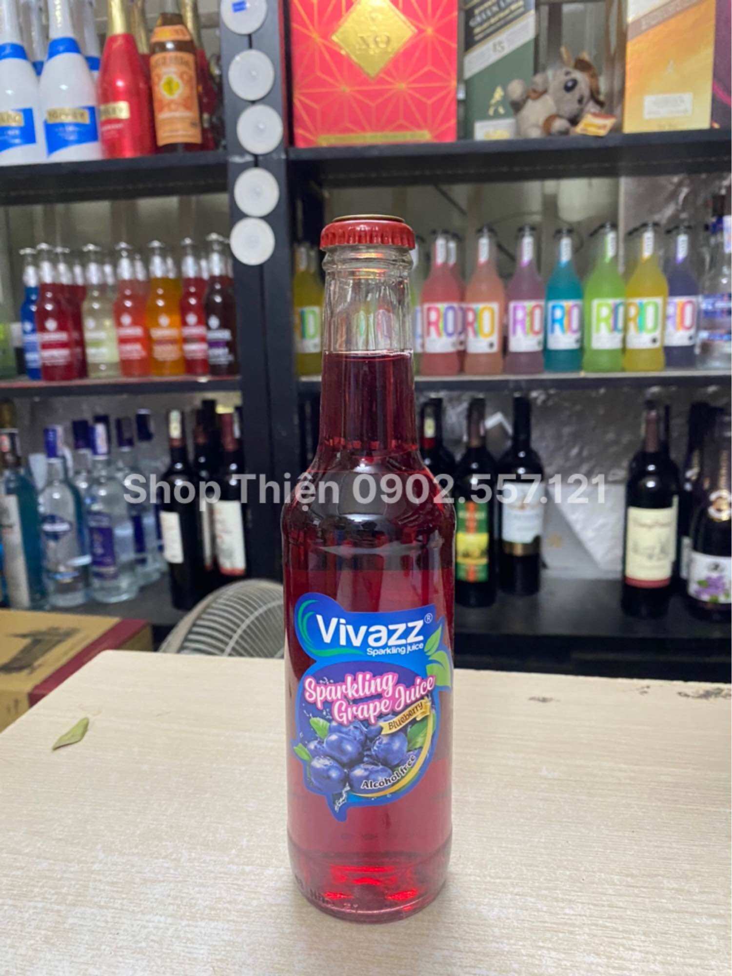 Nước Nho Có Ga VIVAZZ Sparkling Grape Juice 275ml