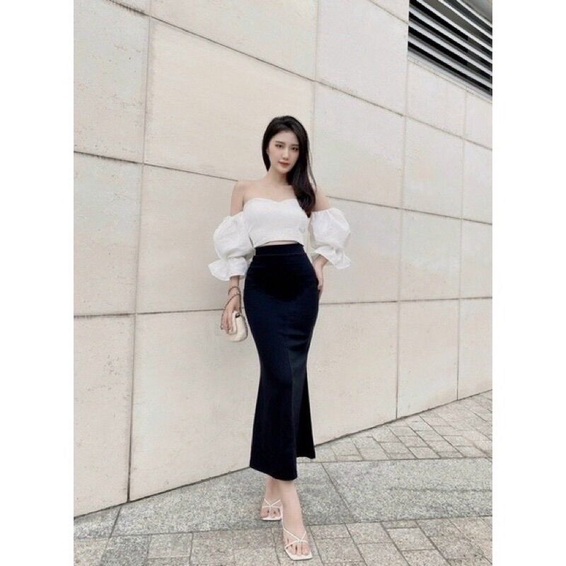 Chân váy đuôi cá dáng dài Sam-collection {freeship}