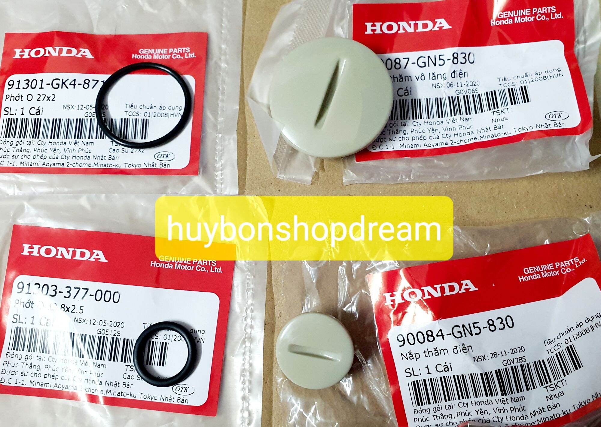 Bộ nắp bưởng máy xe Dream kèm gioăng