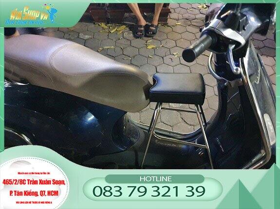 Ghế ngồi xe máy cho bé xe SH Mode - Janus - Latte (không tựa)