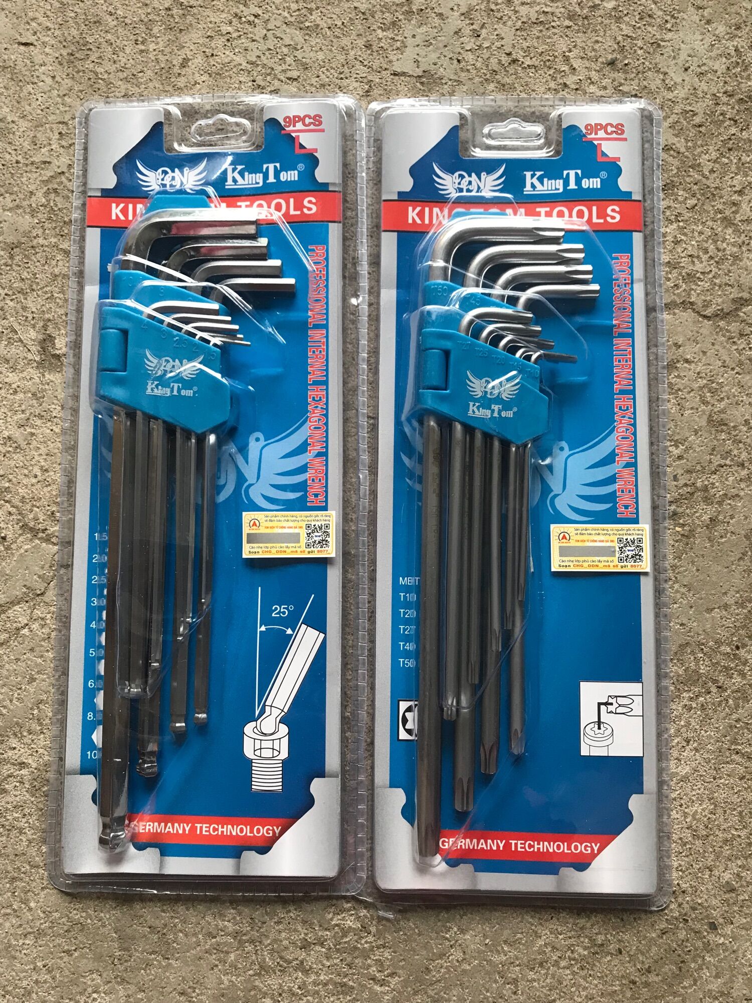 Bộ lục giác bi, bông KingTom
