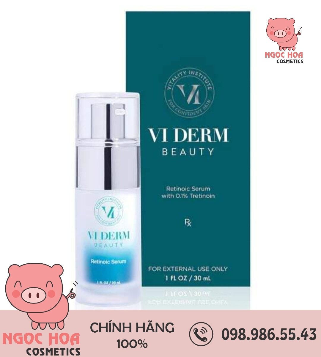 Vi derm beauty retinoic serum – tinh chất giảm mụn, chống lão hóa 30ml
